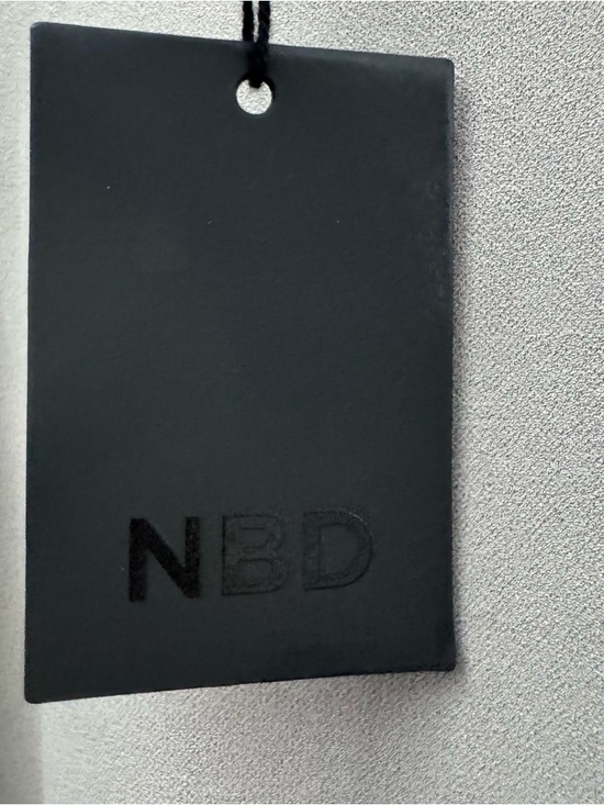 NBD NWT Taupe Ruched Maxi Dress XS High Neck Bodycon Stretch - Picture 11 of 16